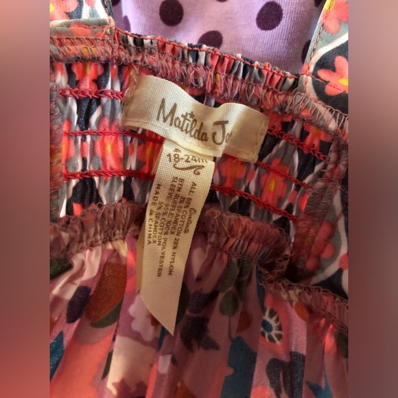 NEW Matilda Jane unicorn pinafore style dress sz 18-24 mo with bloomers - Picture 4 of 4